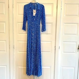 Blue Speckled Zara Dress